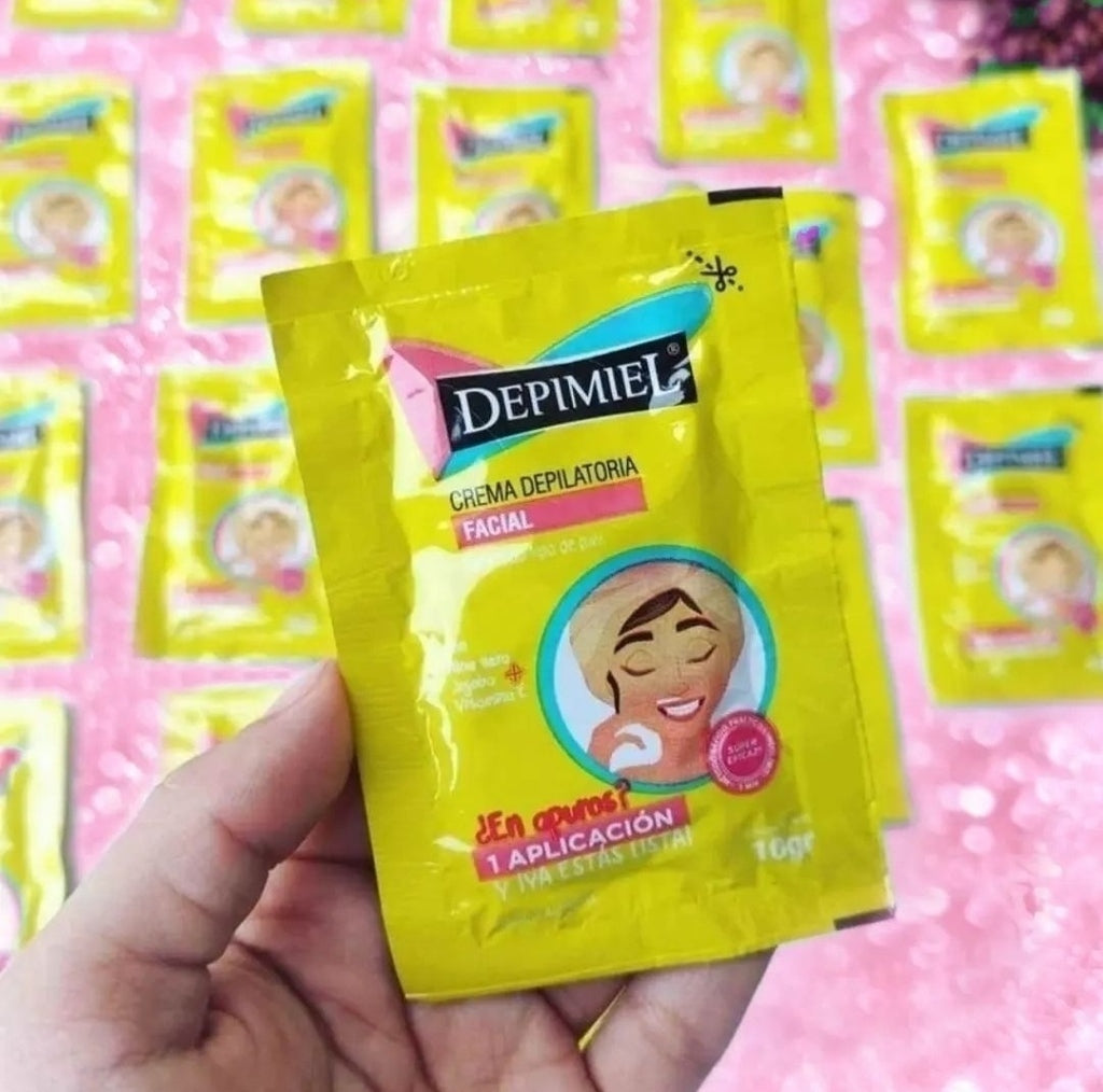Crema depiladora sachets facial