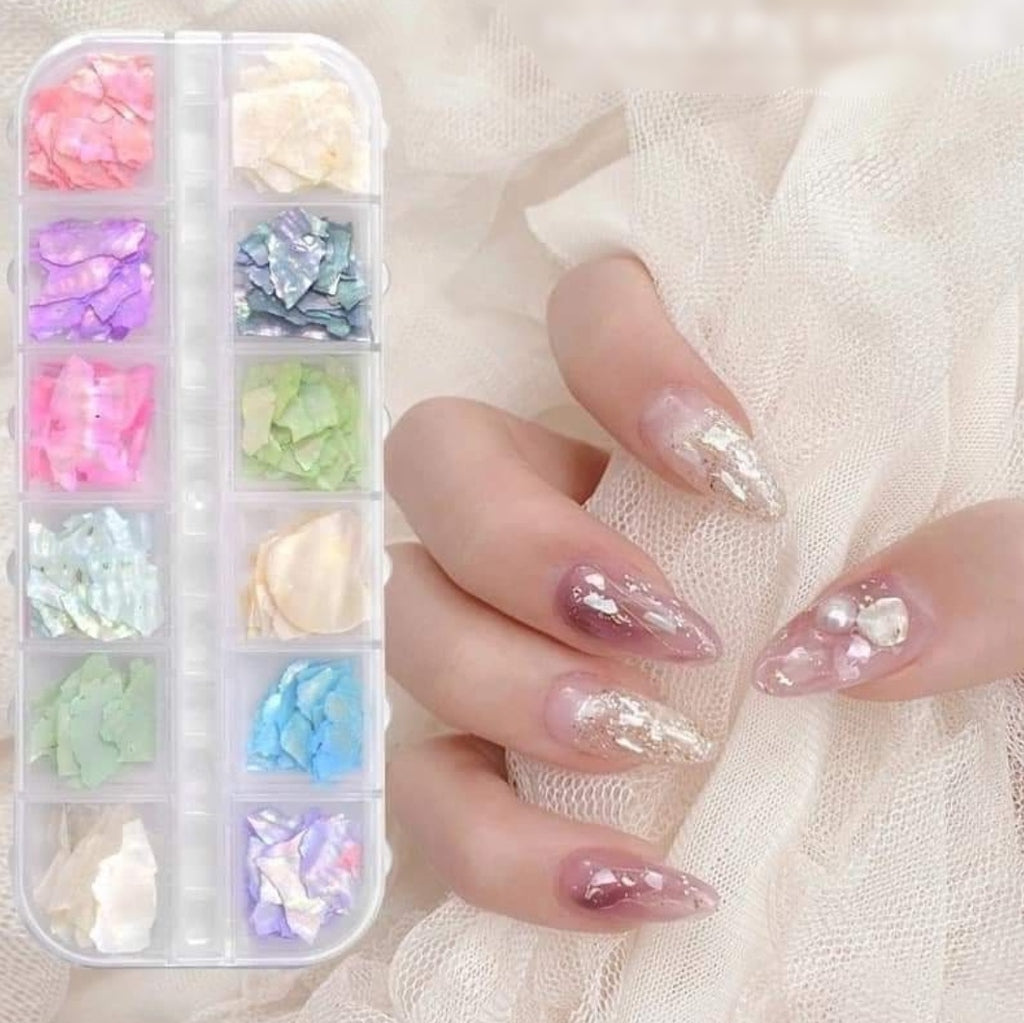 Pack de Nacar para uñas x12