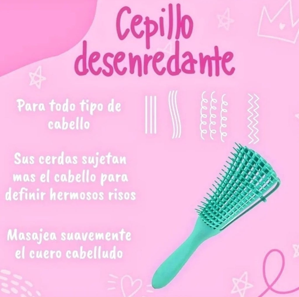 Cepillo desenredante / peine pulpo