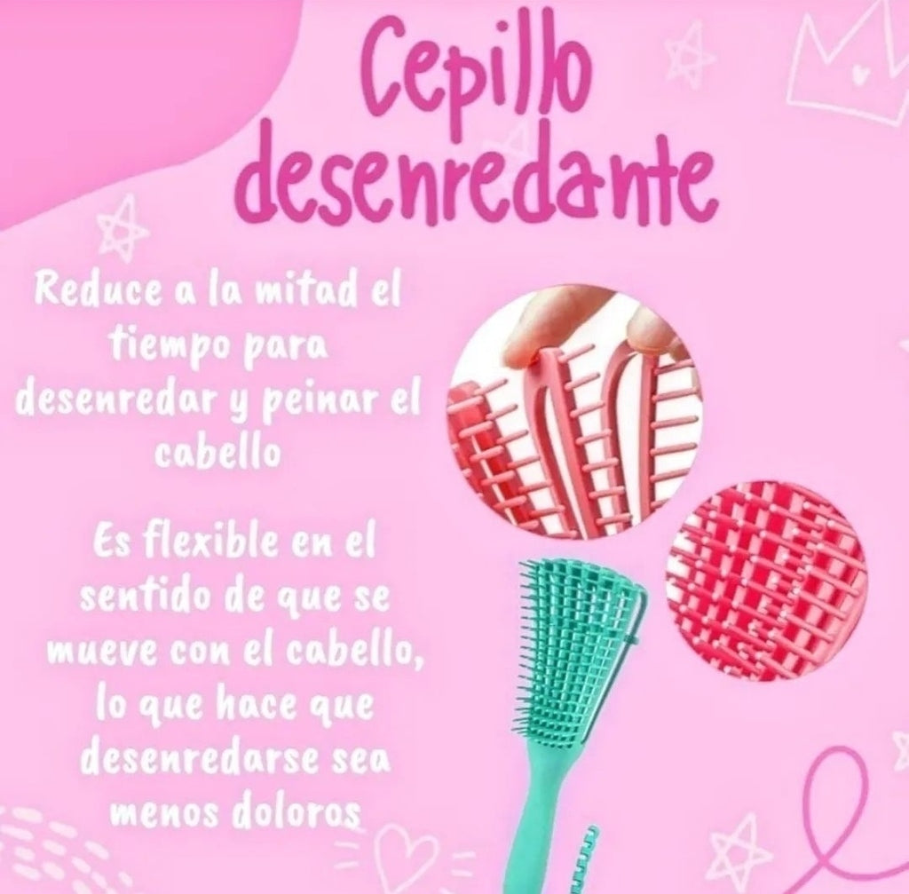 Cepillo desenredante / peine pulpo