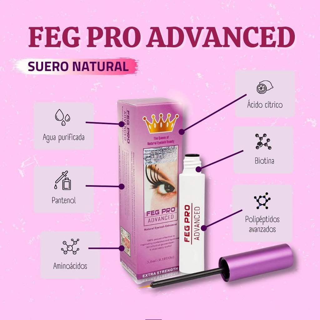 Sérum de crecimiento de pestañas y cejas