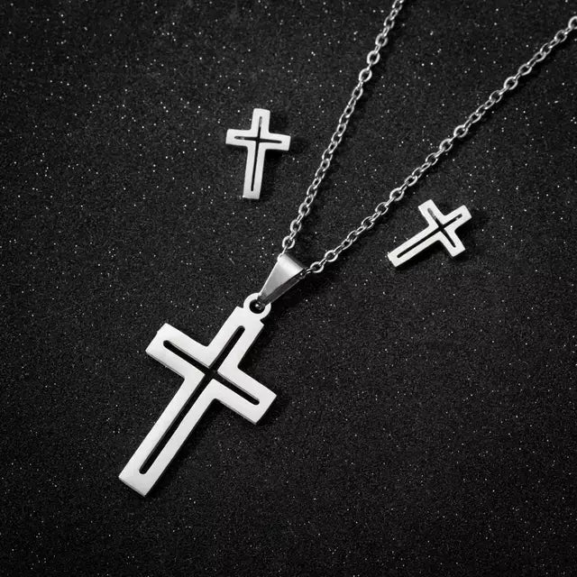 Kit caravanas + collar Acero quirúrgico