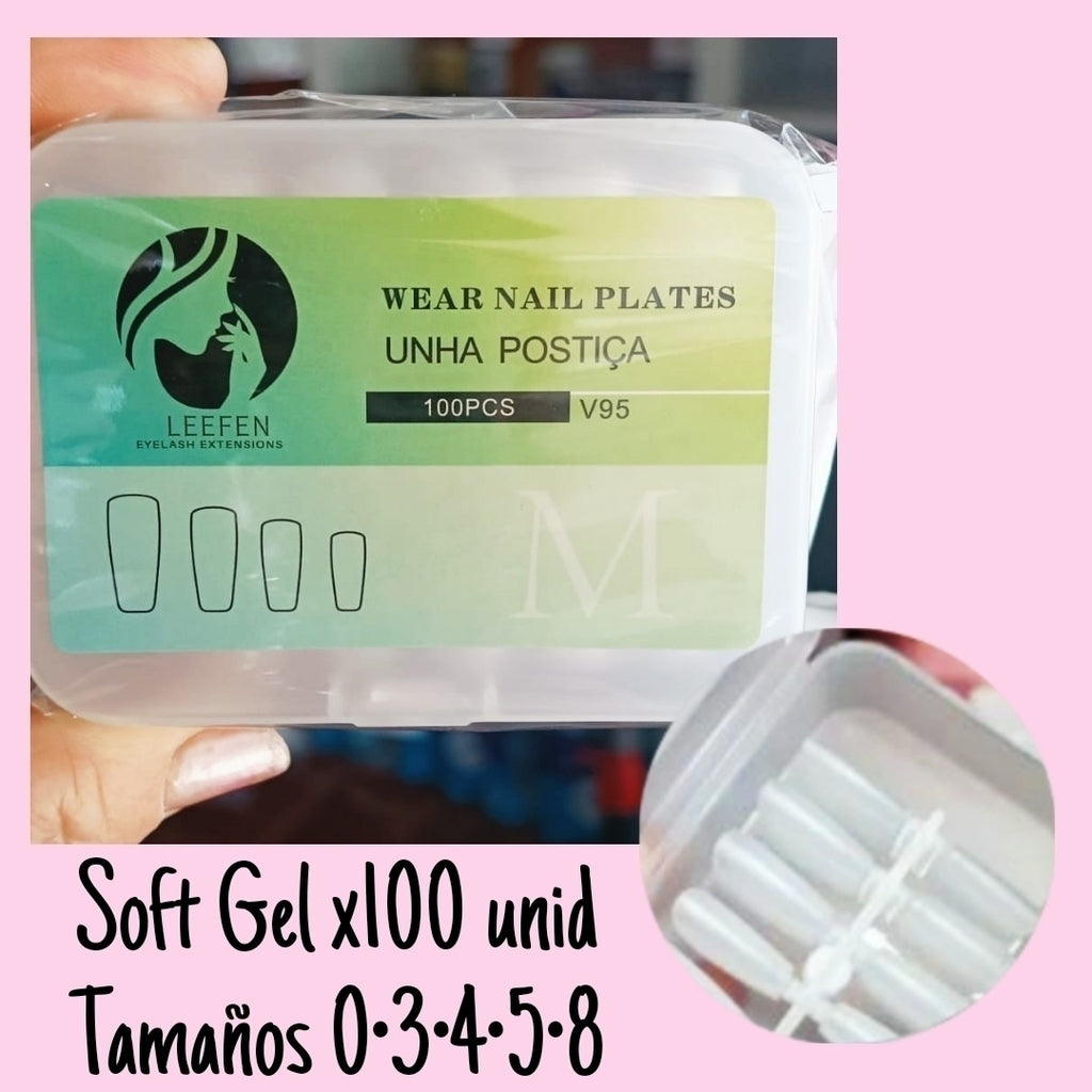 Soft Gel x100 unidades (tamaños reposición)