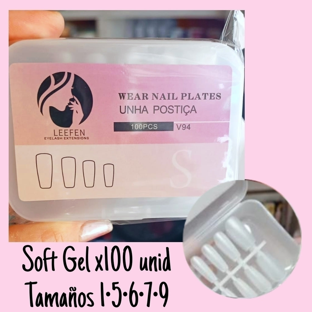 Soft Gel x100 unidades (tamaños reposición)