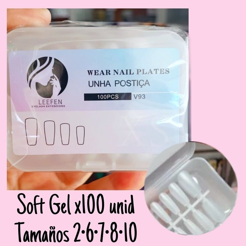 Soft Gel x100 unidades (tamaños reposición)