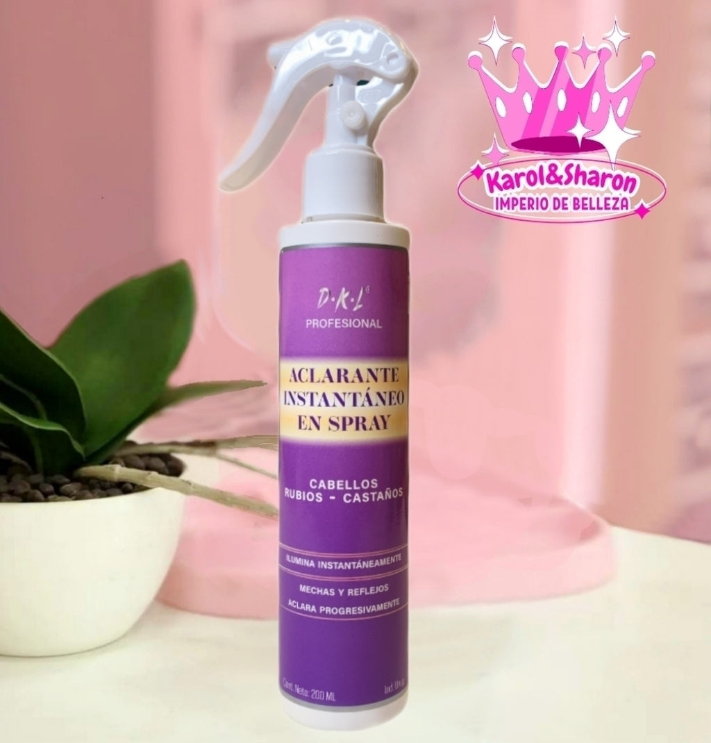 Aclarante instantáneo y progresivo en Spray