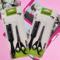 Pack tijera de entresacar + peine con hojilla