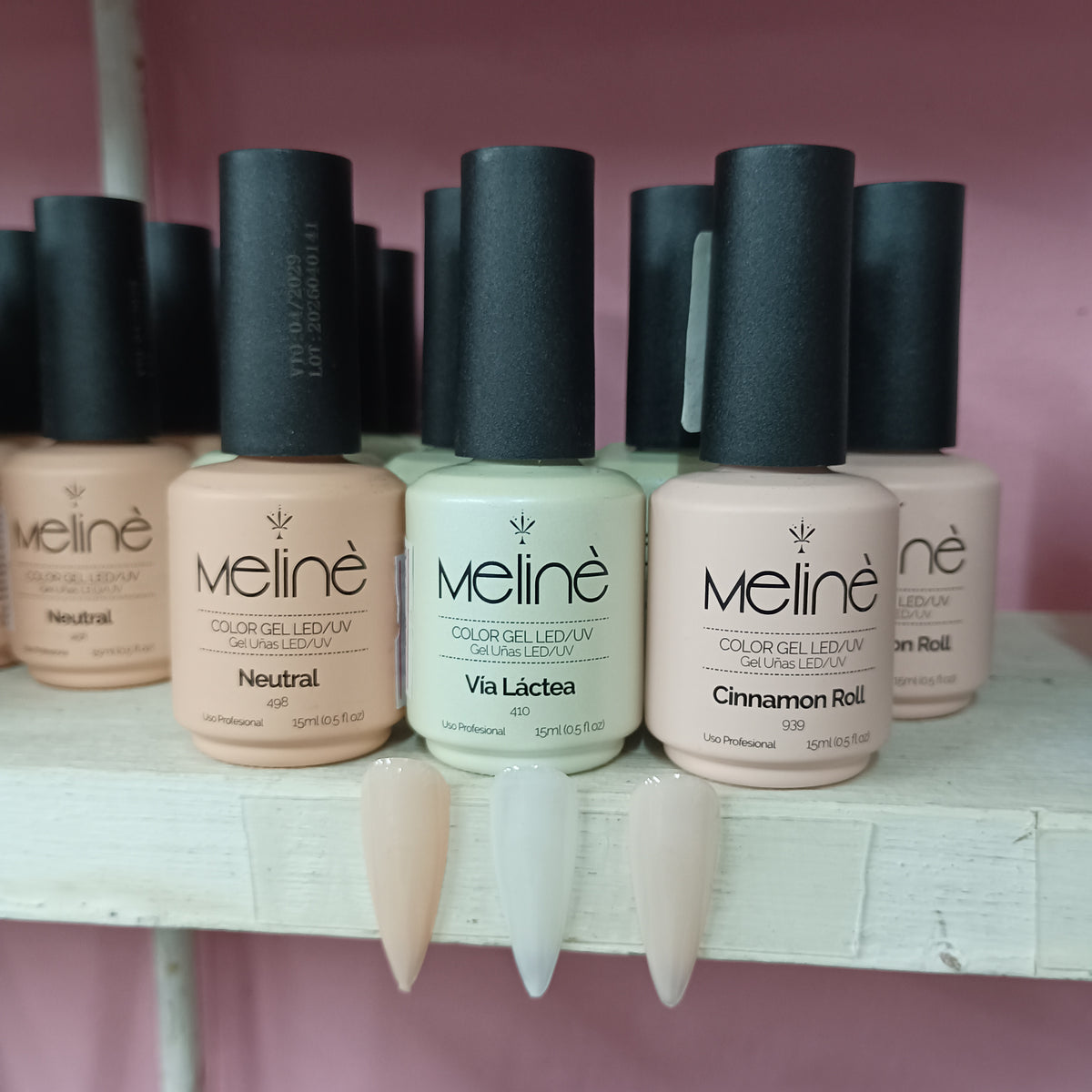 Esmalte Neutral, Vía Láctea y Cinnamon Roll Melinè