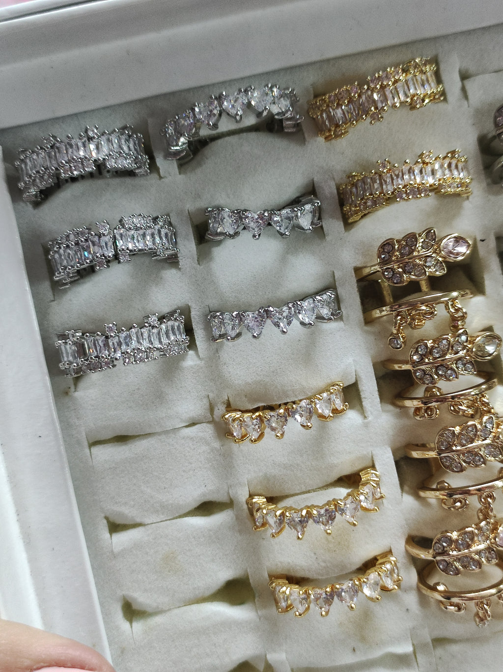 Anillos ajustables para Manicura