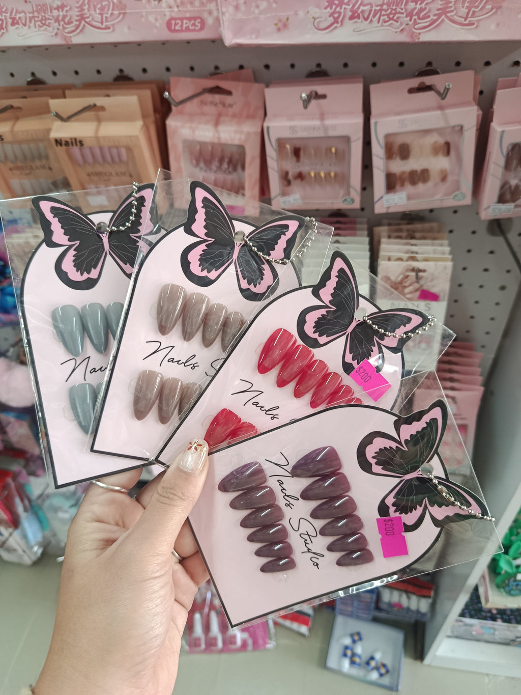 Uñas Press On - Ojo de gato