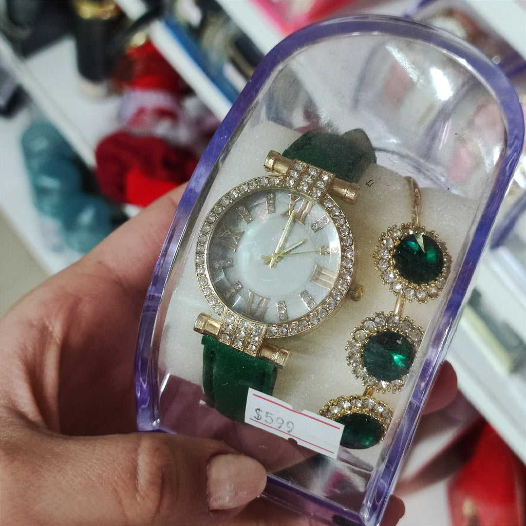 Conjunto de Reloj y Pulsera