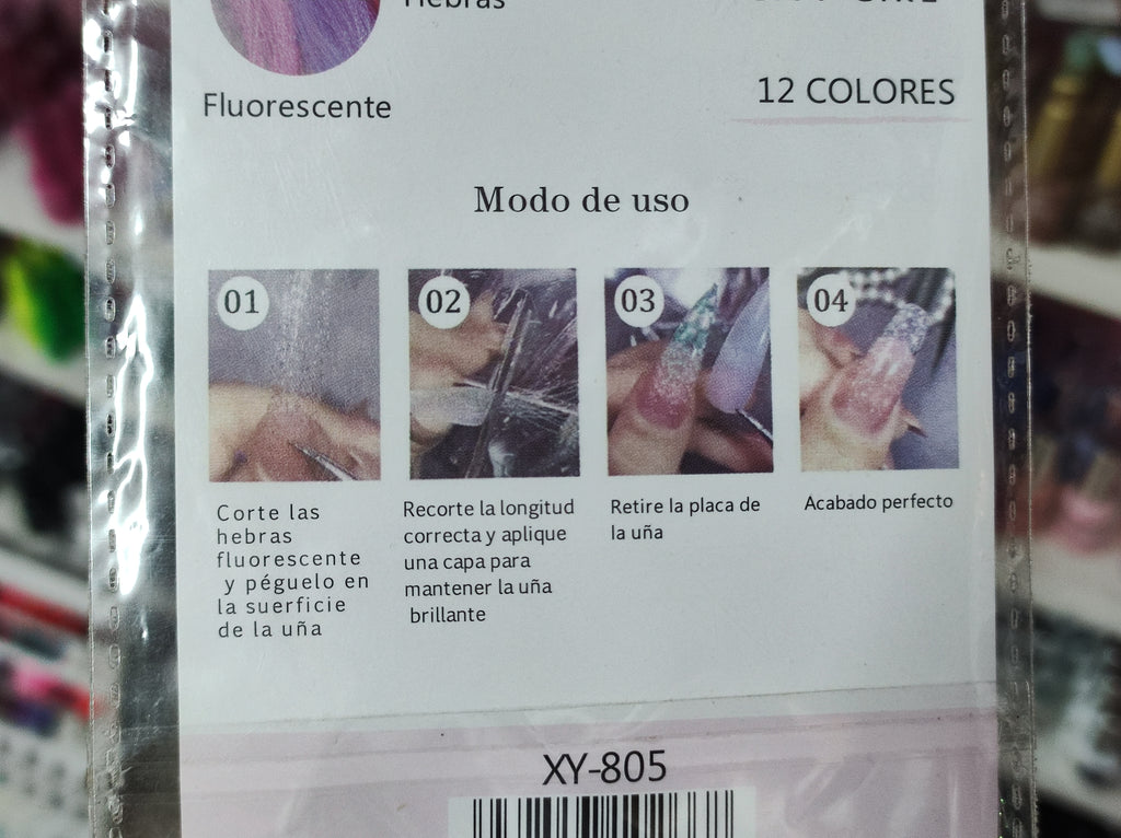 Hilo Fibra Hebras Holograficas - City Girl