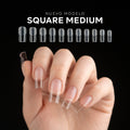 Easy Tips 550 unid - Square Medium PINK MASK cuadradas