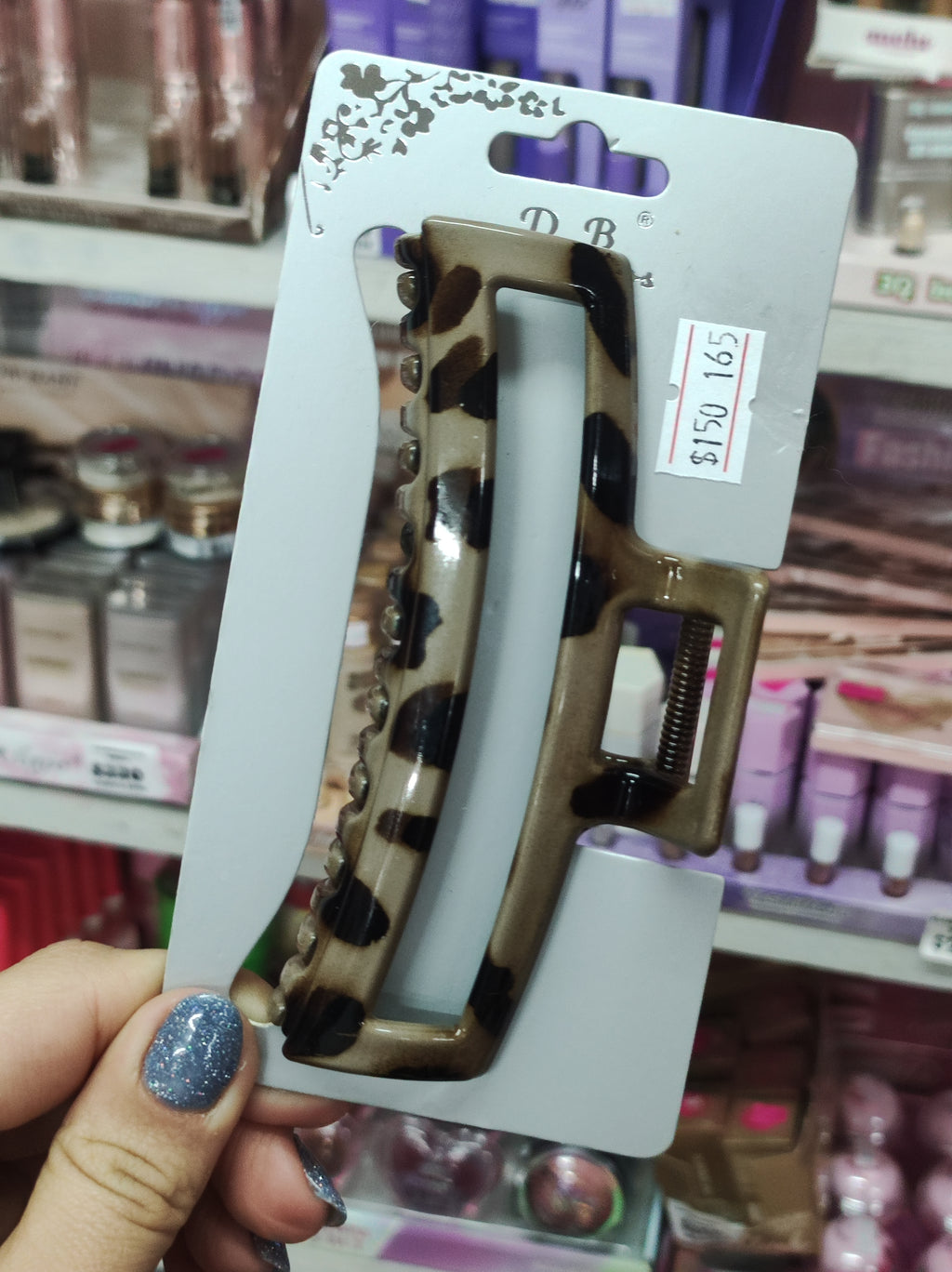 Pinza para Cabello, diseño animal print