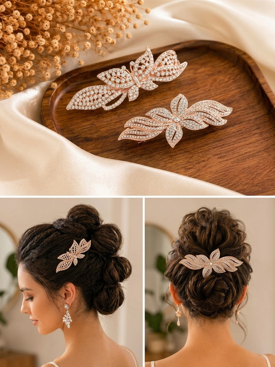 Broche para pelo strass - Adorno para fiesta