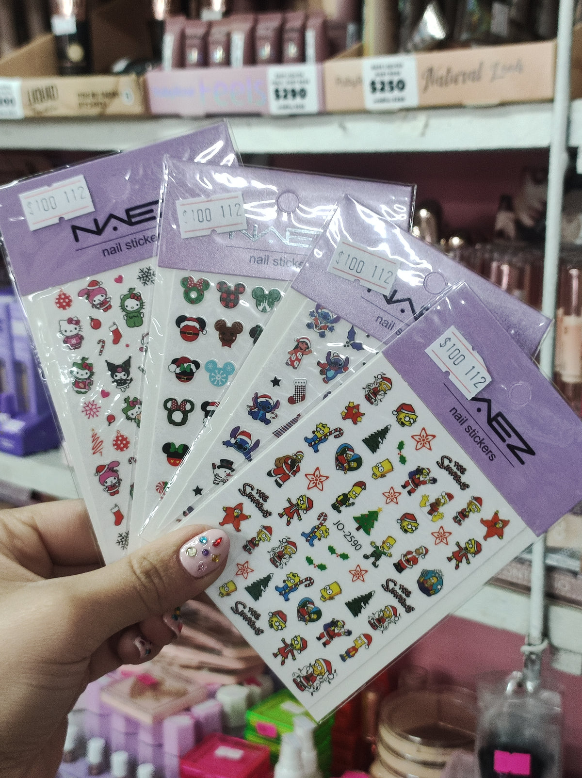 Stikers de Navidad, edición Personajes.