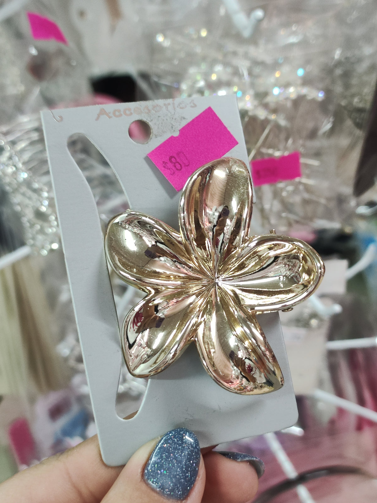 Pinzas Hawaiana Metalizadas