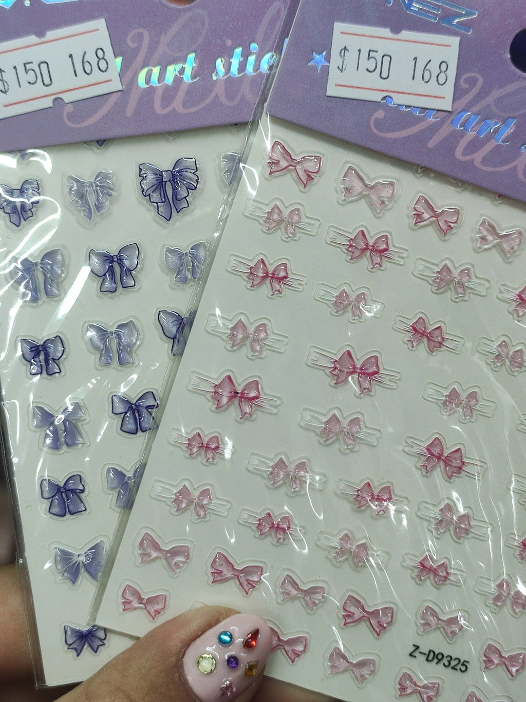 Stikers de Moñitas 3D