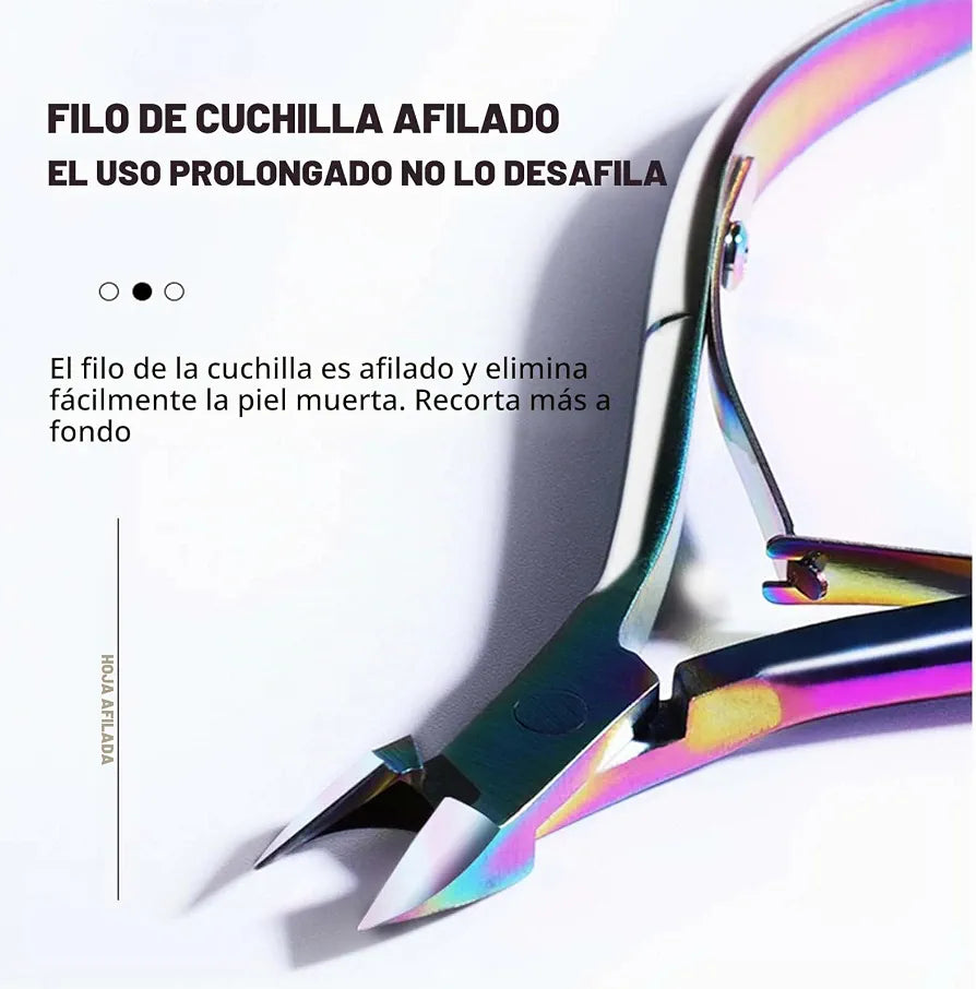 Alicate de metal tornasol - Profesional