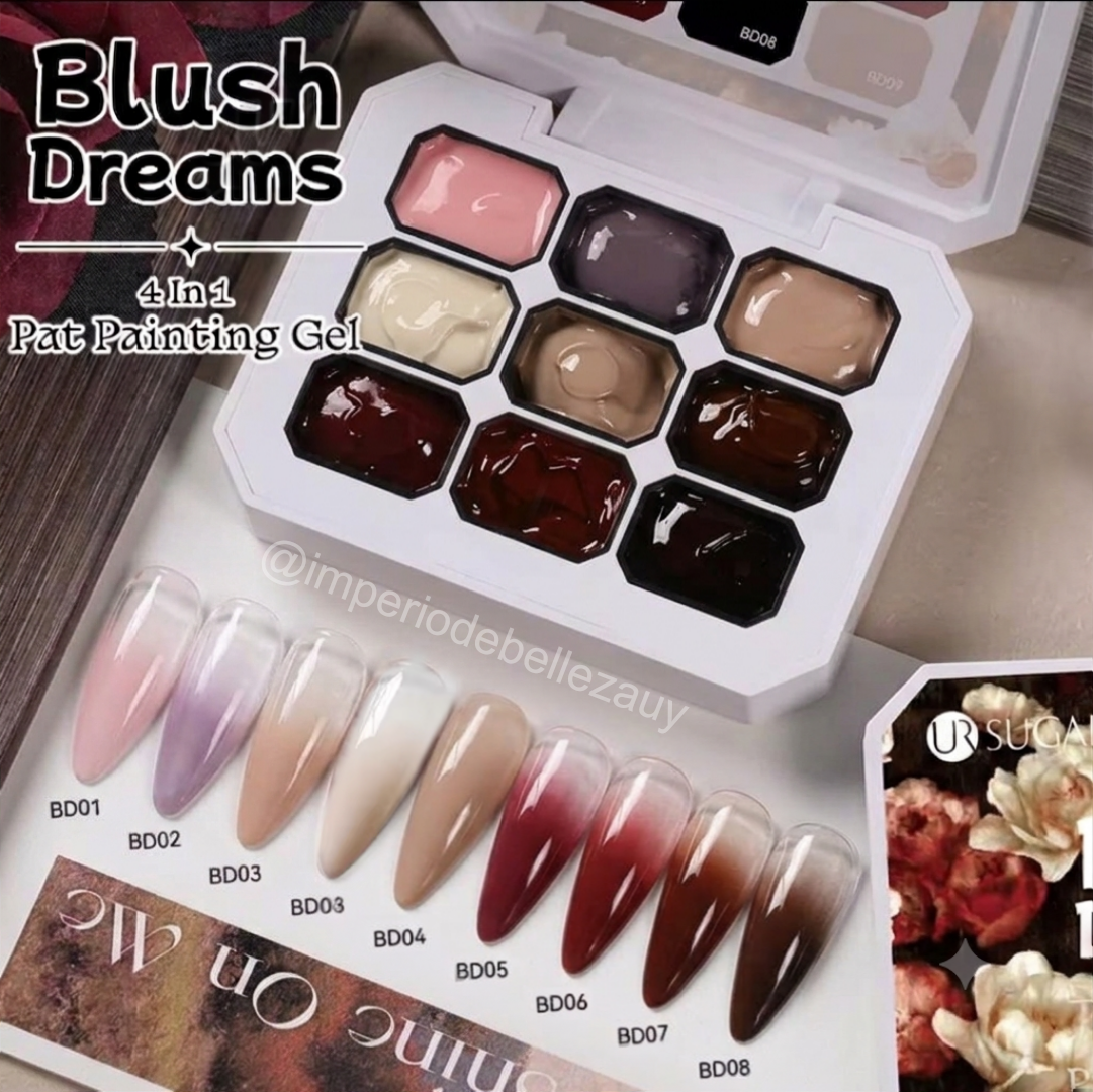 Paleta de 9 Gel Painting Blush Dream