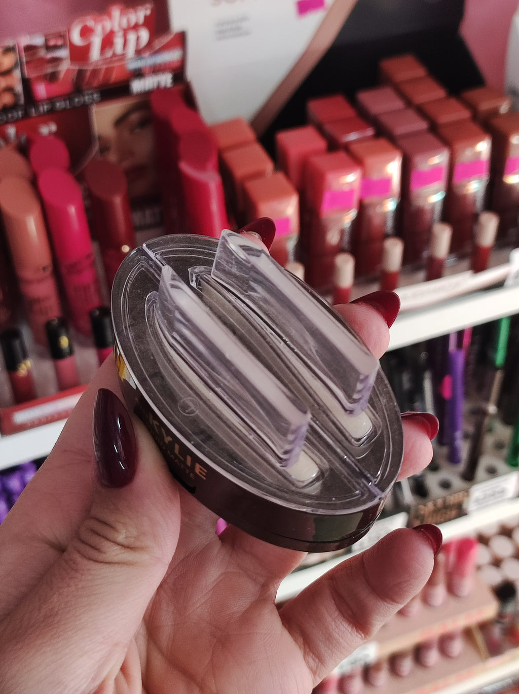 Kit de maquillaje de cejas en polvo con sello miss KYLIE