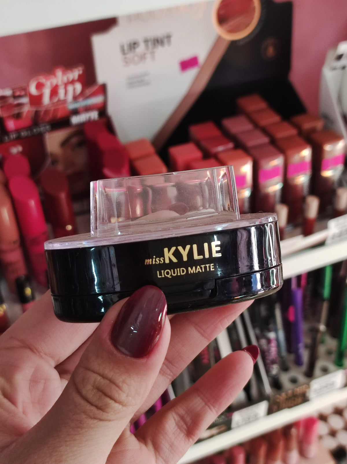 Kit de maquillaje de cejas en polvo con sello miss KYLIE
