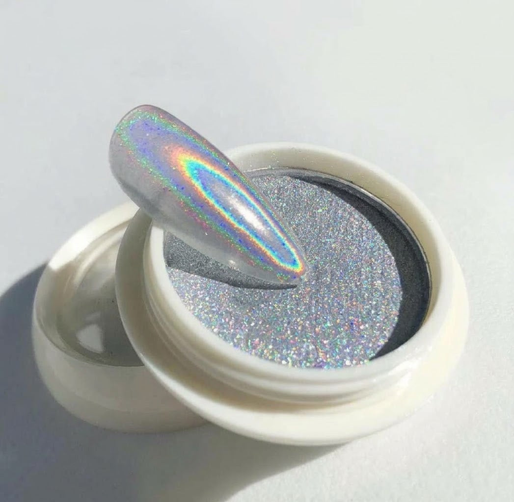 Efecto Espejo Holográfico Chrome Cromado Arcoíris