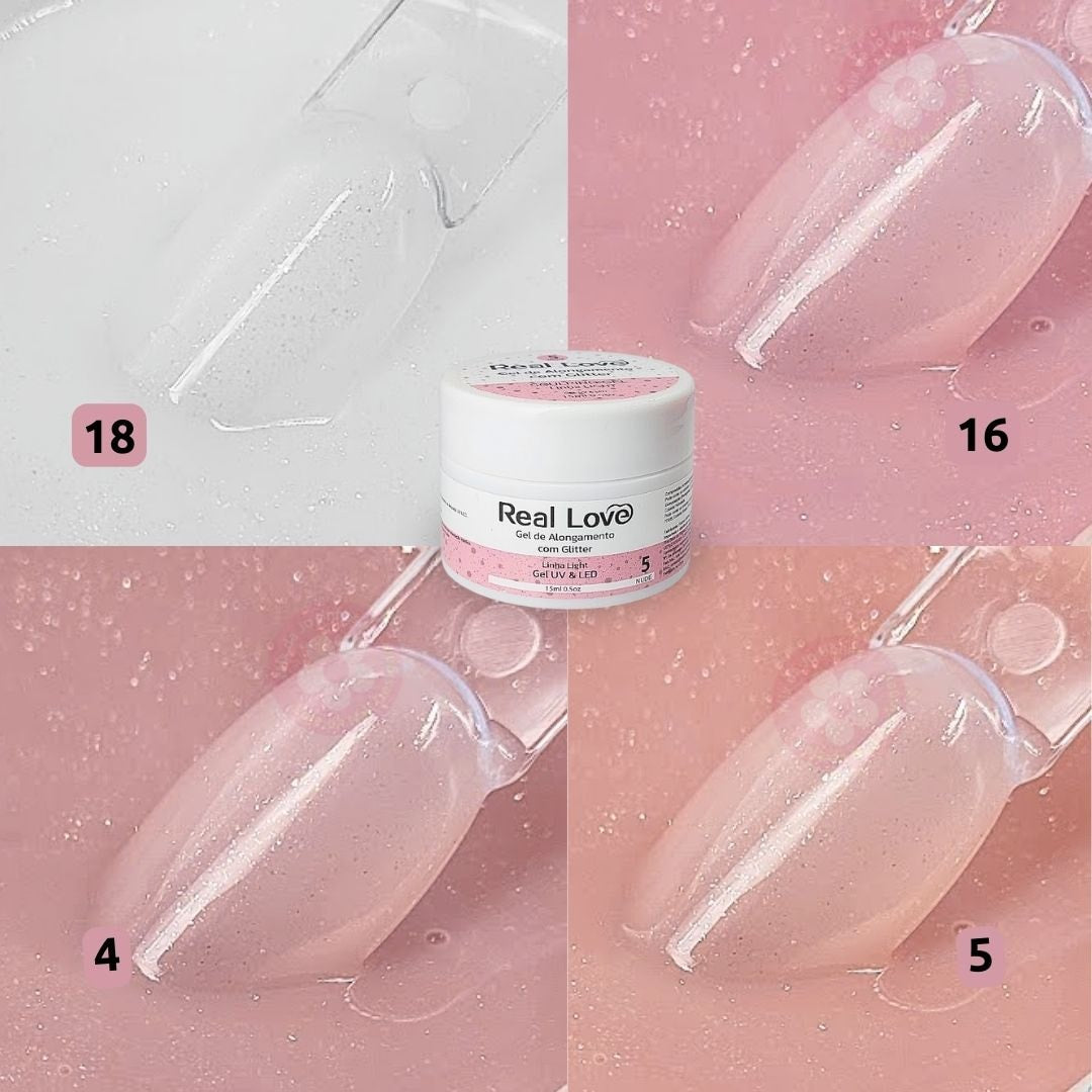 Gel con glitter Real Love