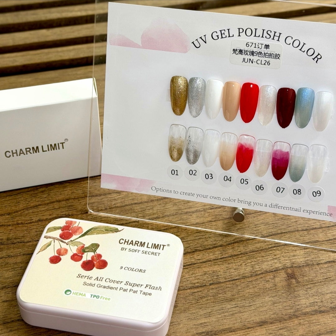 Paleta de 9 Gel Painting CHARM LIMIT