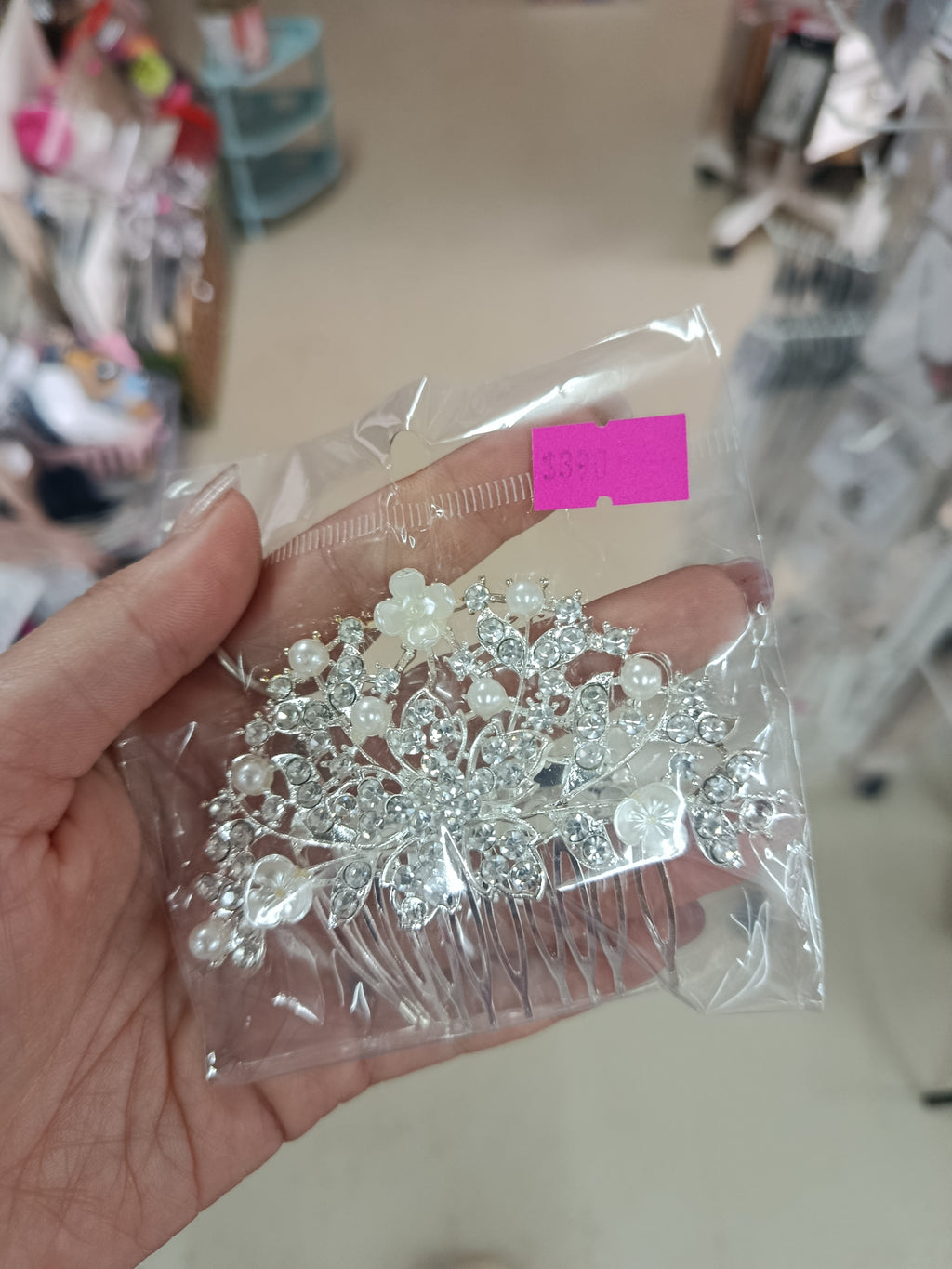 Peineta para pelo strass - Adorno para fiesta