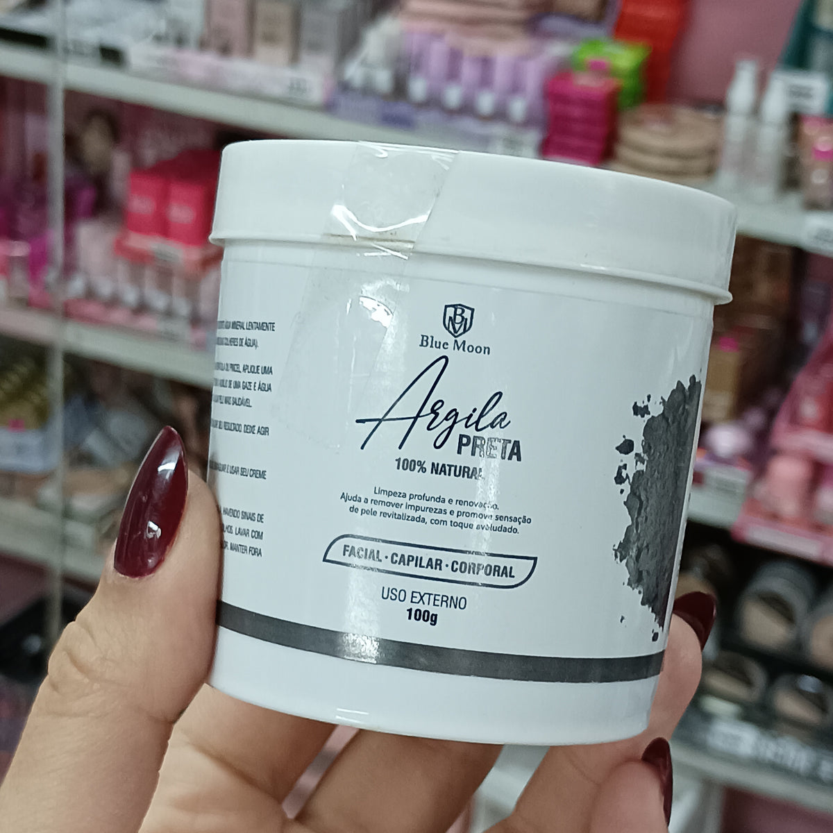 Arcilla Facial-Capilar-Corporal, NEGRA