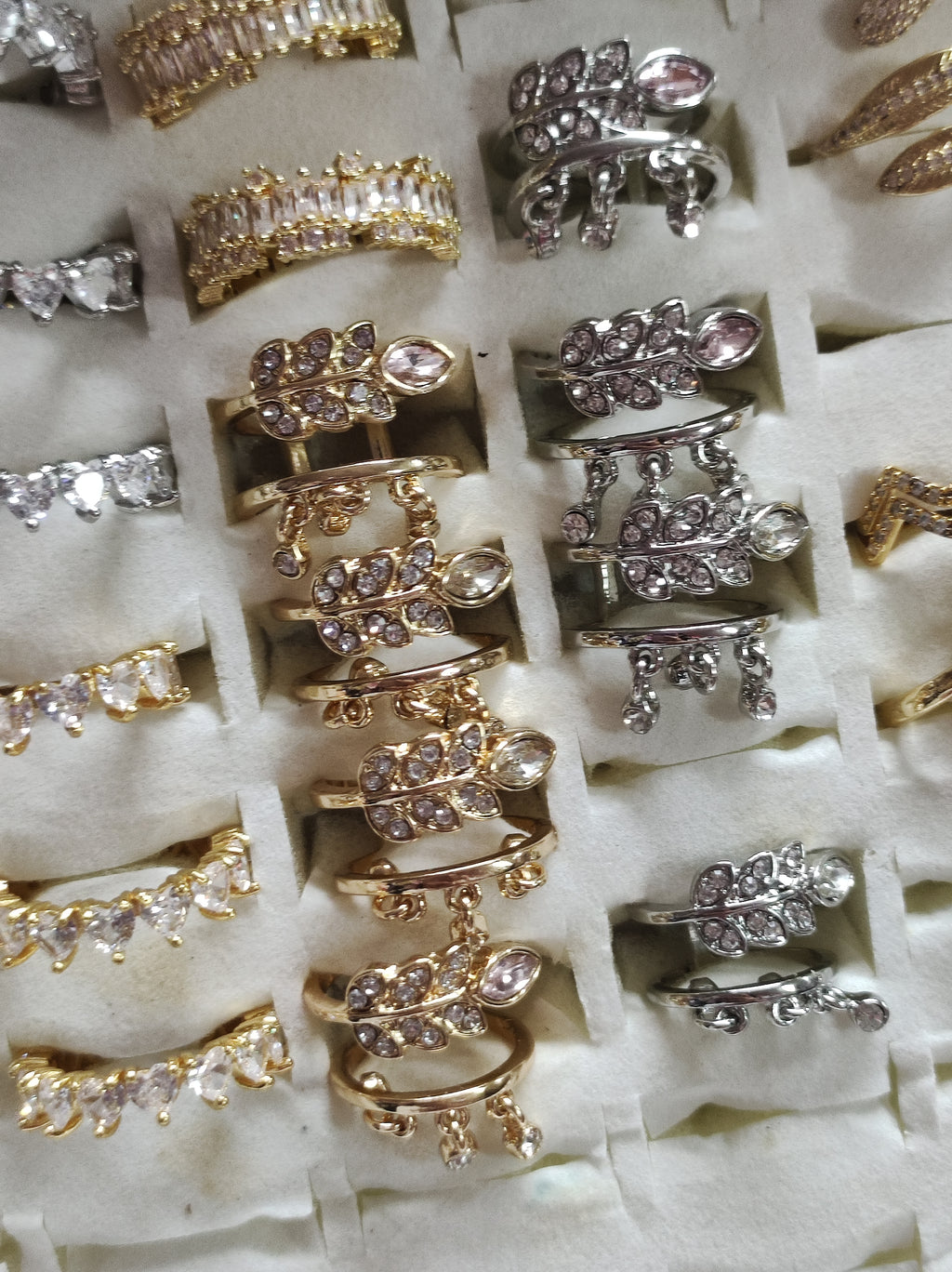 Anillos ajustables para Manicura