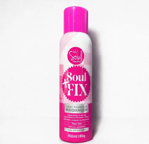 Spray Fijador de Maquillaje, Toque Seco, Soul Fix.