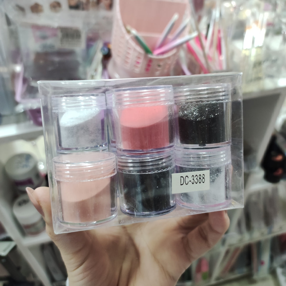 Polvo Acrílico con Pigmento y Glitter (Polímero) 15grs