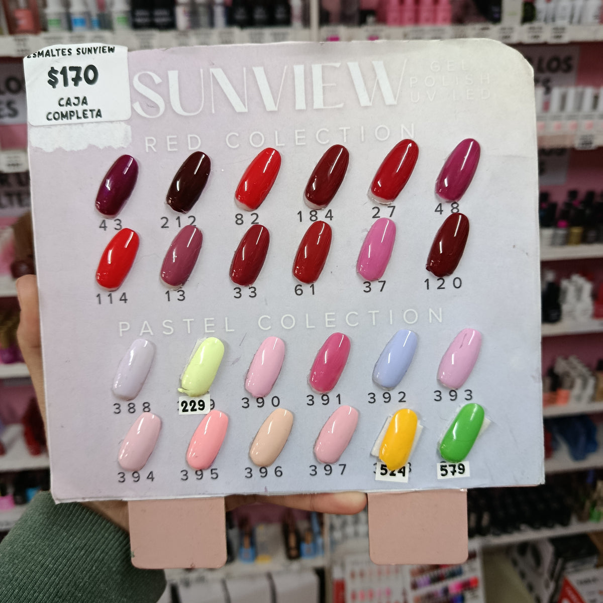 12 x $1490 Esmaltes semipermanente SUNVIEW