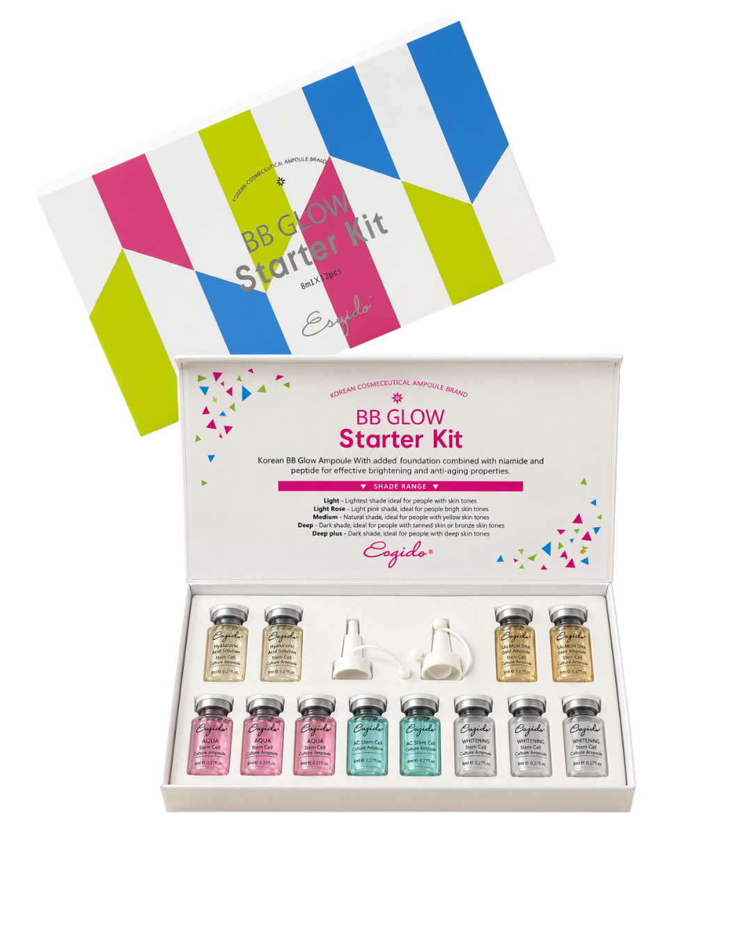 Sueros y Ampolla de tratamiento, CAJA BB GLOW Starter Kit