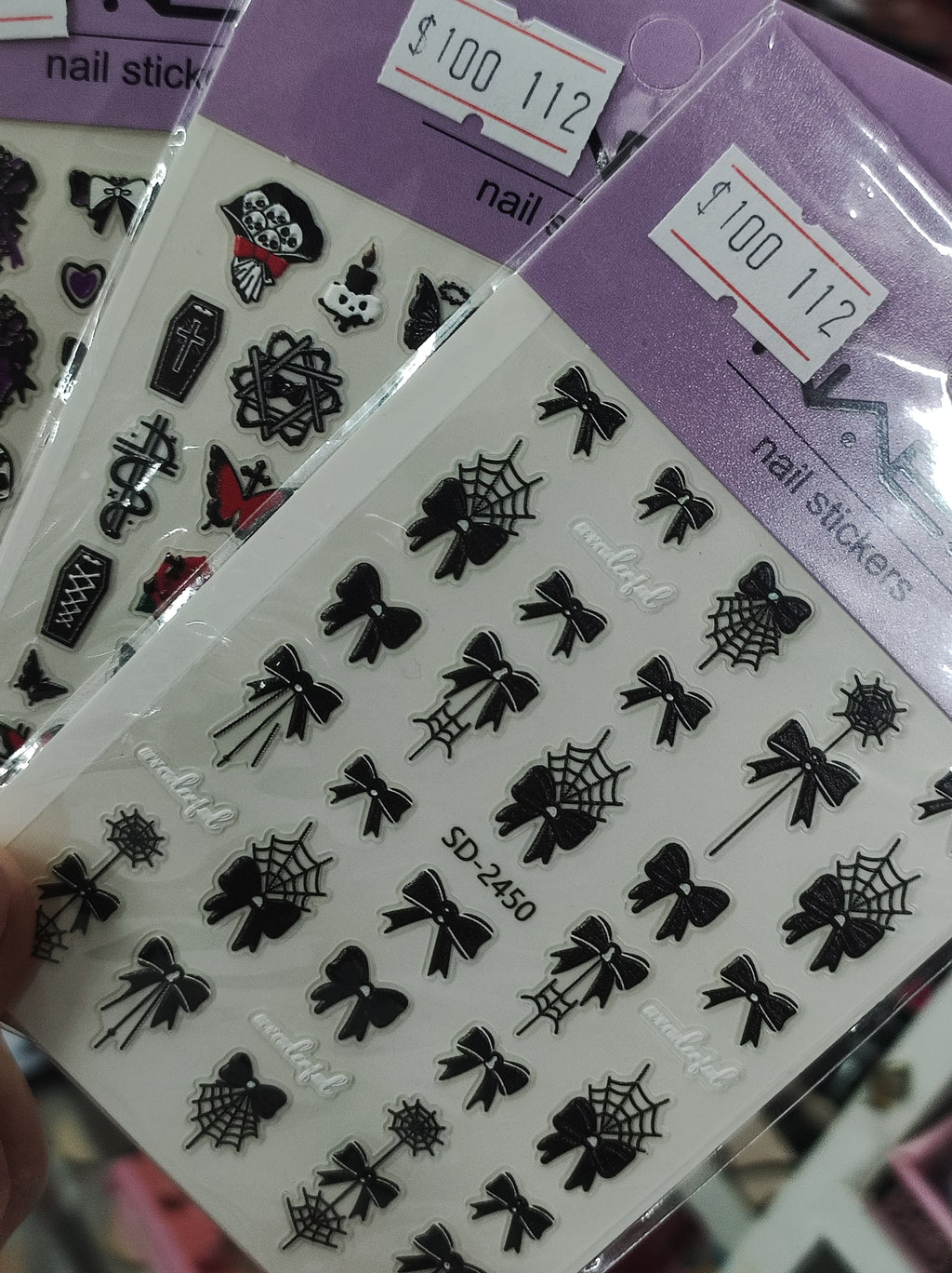 Stickers de Halloween, para uñas