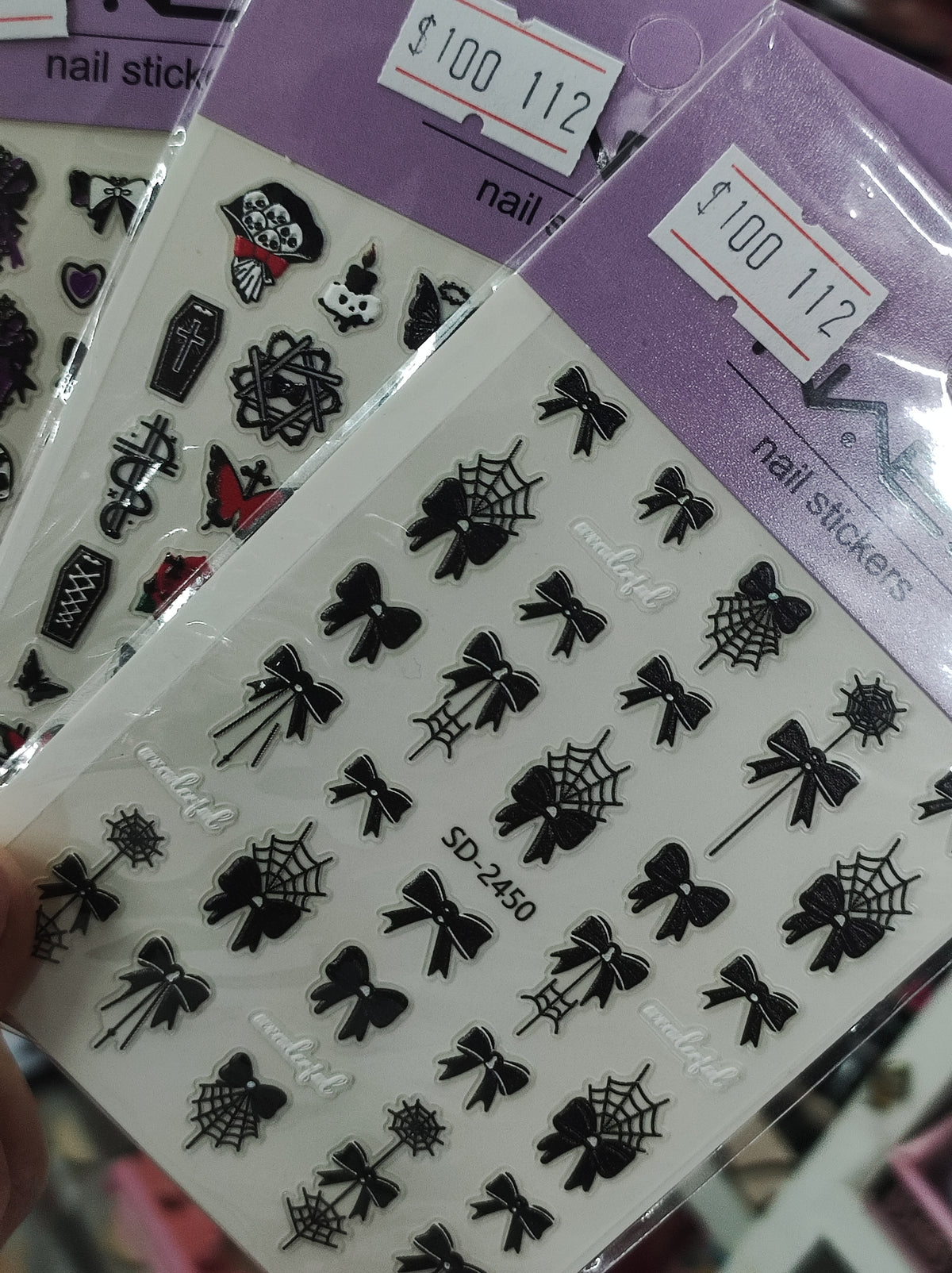 Stickers de Halloween, para uñas