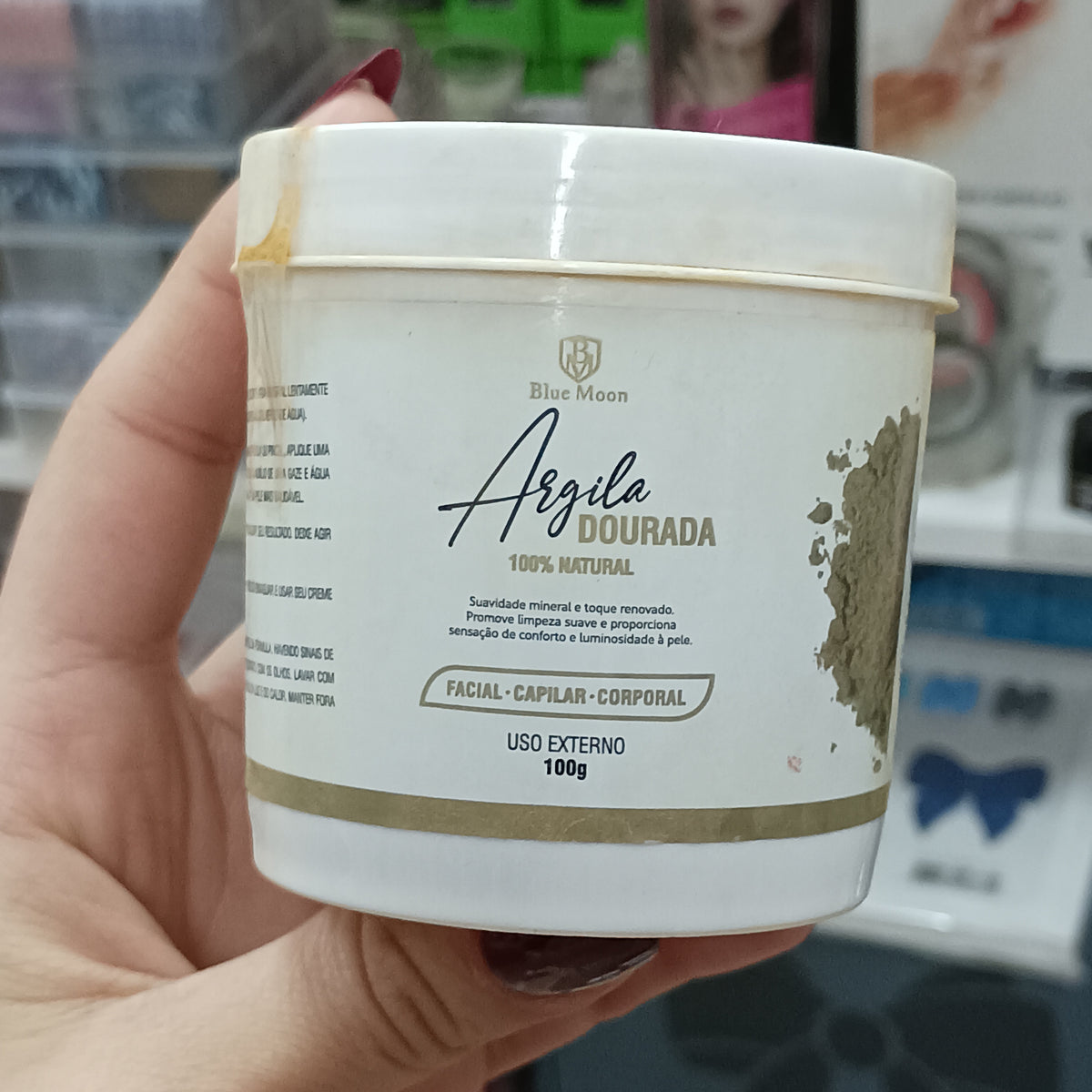 Arcilla Facial-Capilar-Corporal, DORADA
