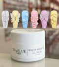Gel sólido All Smile y Sea Blue de Real Love - Construcción y Relieve 3D