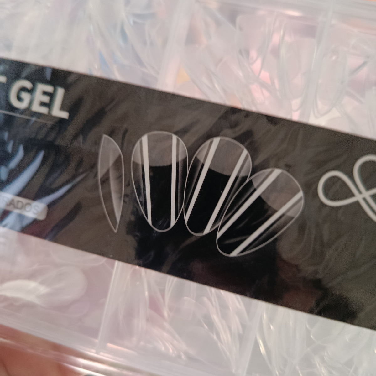 Tips Soft Gel 500 unidades prelimadas - ISSI