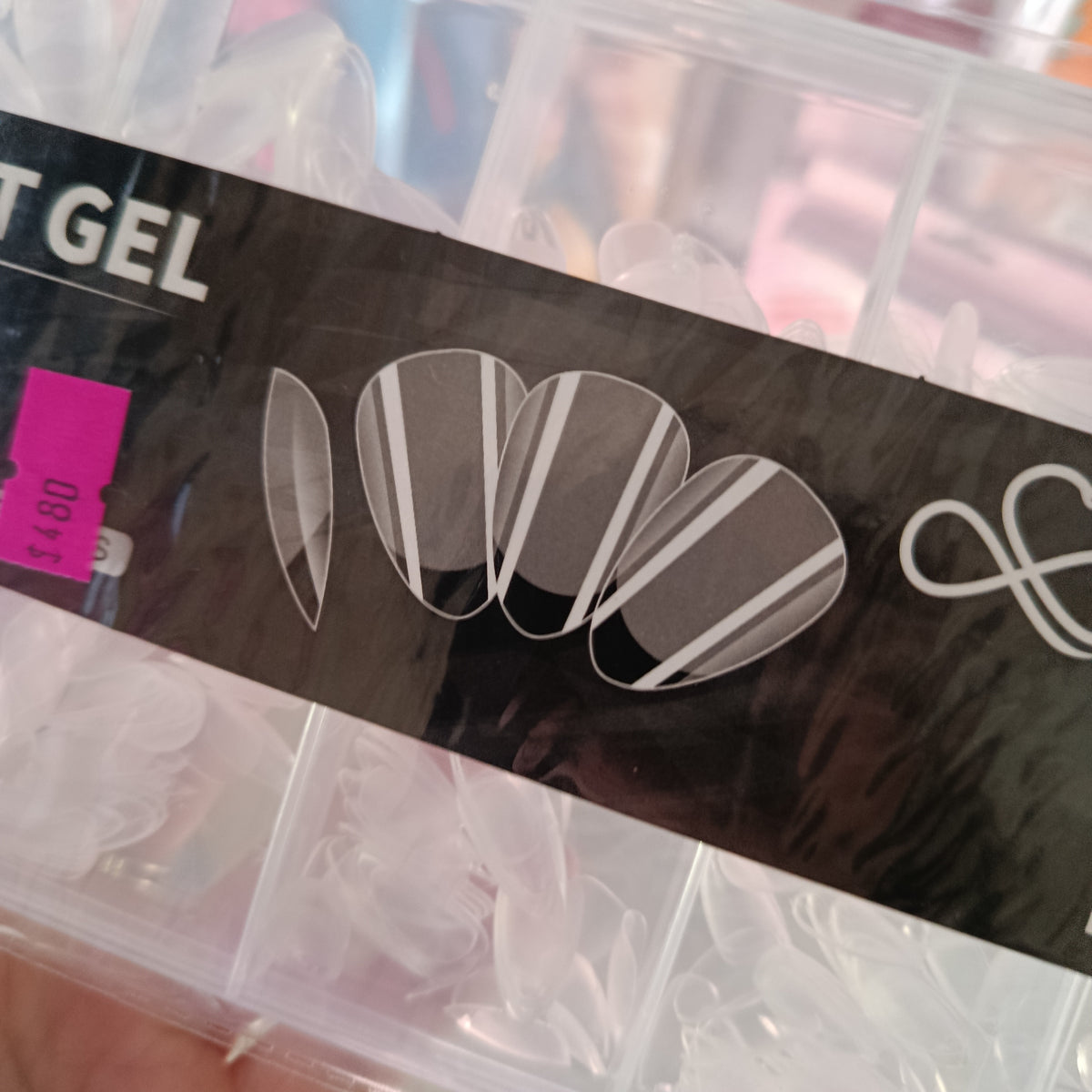 Tips Soft Gel 500 unidades prelimadas - ISSI