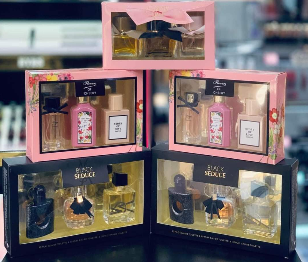 Box x4 perfumes