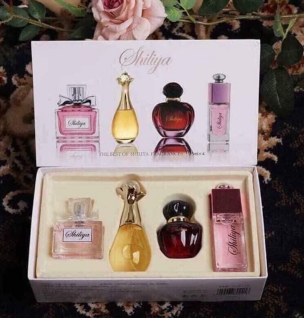 Box x4 perfumes