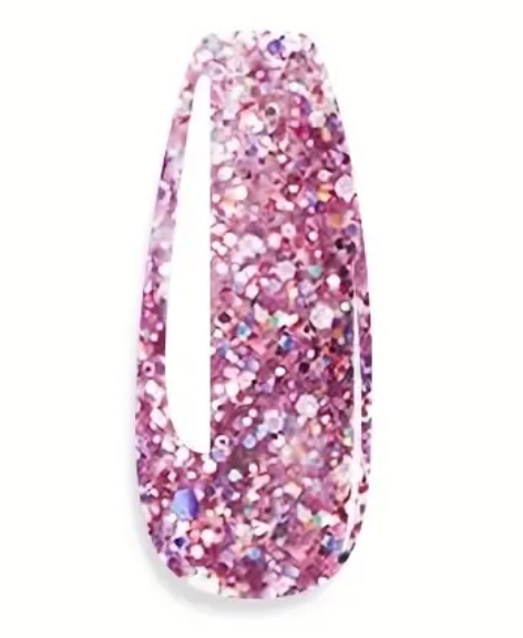 Polygel con glitter