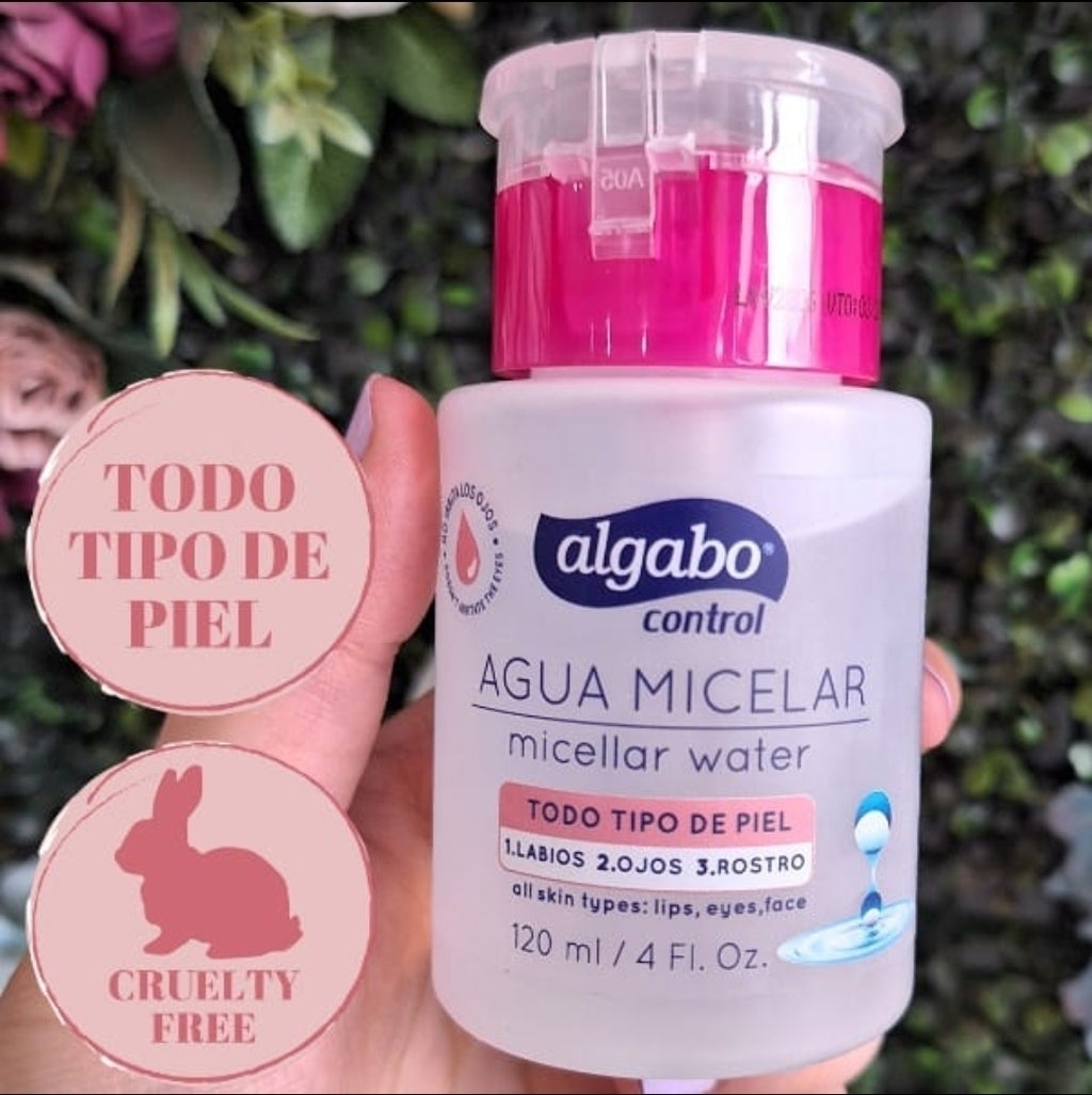 Agua micelar con dosificador