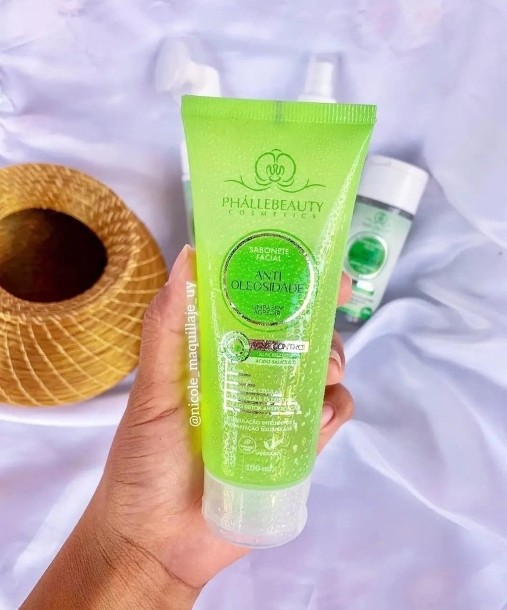 Jabón facial antioleosidad