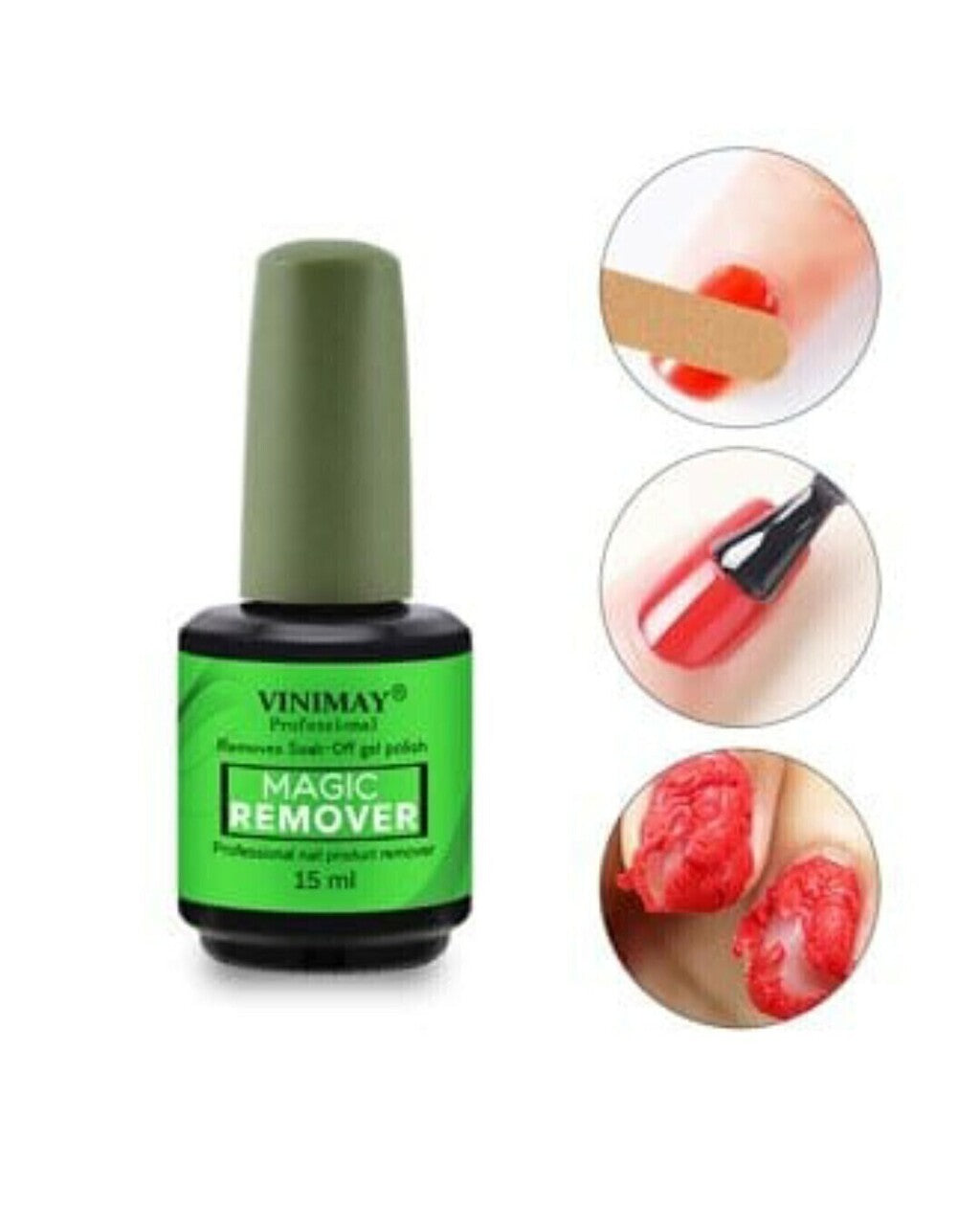 Removedor mágico de semipermanente y soft gel