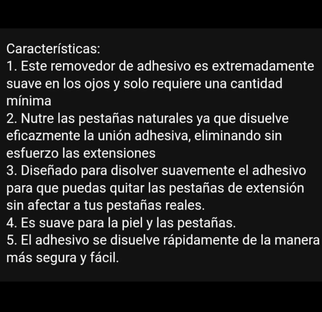 Removedor de pestañas AD-1