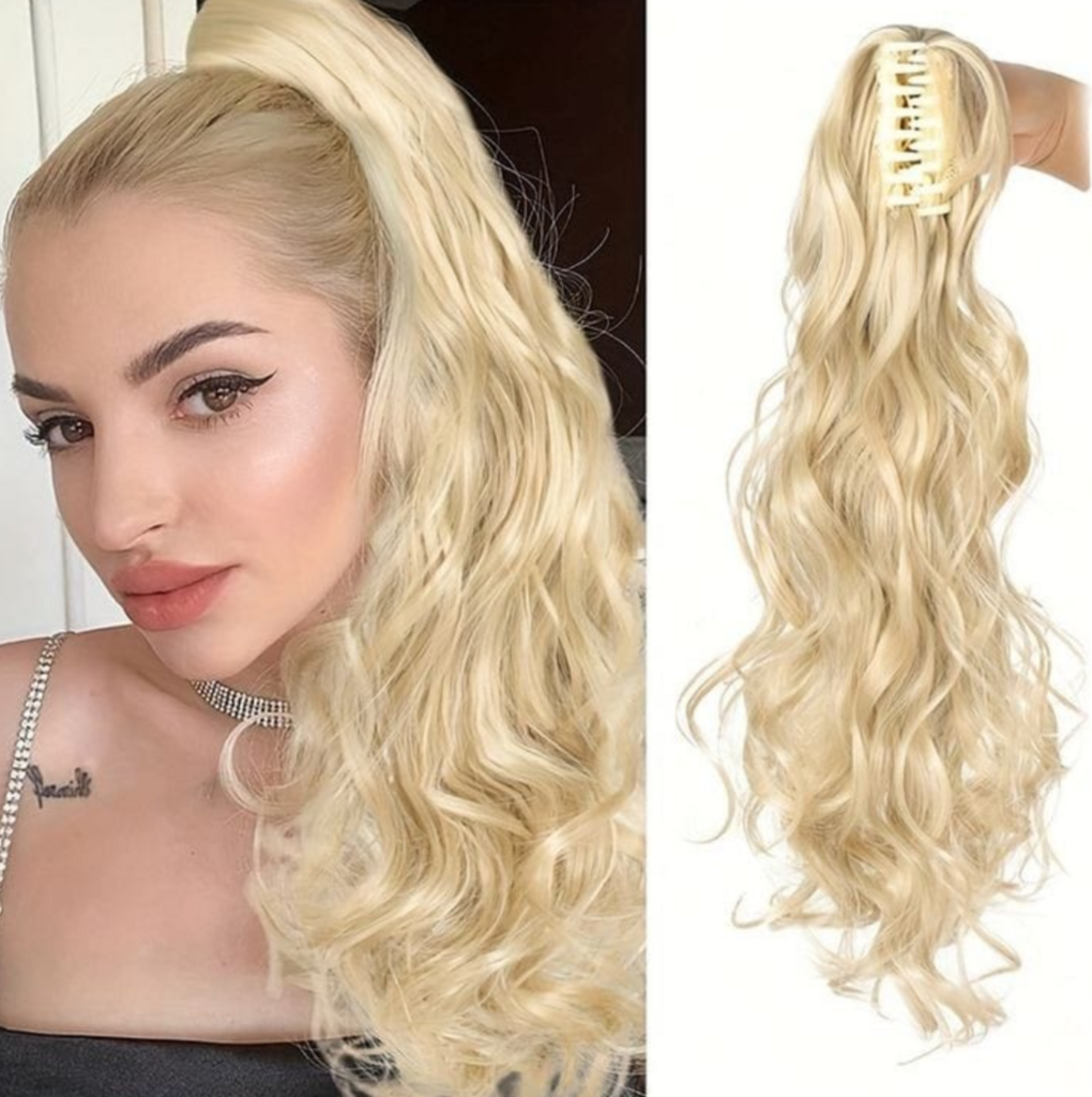 Coletas extensiones de cabello - Rubio